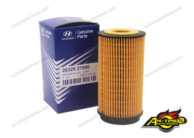 Polvere gialla originale di rimozione dell'OEM 26320-27000 del filtro da olio per motori dell'automobile per HYUNDAI