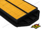 Filtro dal motore di automobile di Honda, colore automatico di giallo dell'OEM 17220-RZA-Y00 di filtro dell'aria